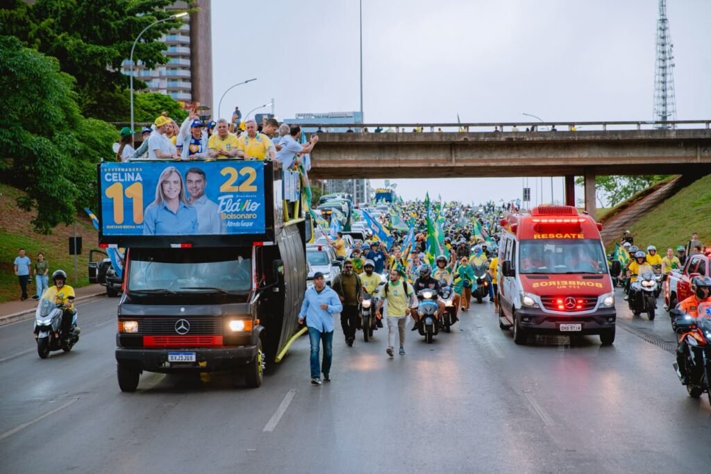 Celina Leão participa de motocarreata e convoca apoiadores para reta final da campanha
